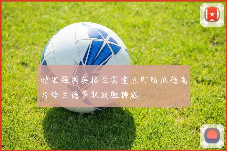 特里强调英格兰需重点盯防厄德高与哈兰德争取战胜挪威